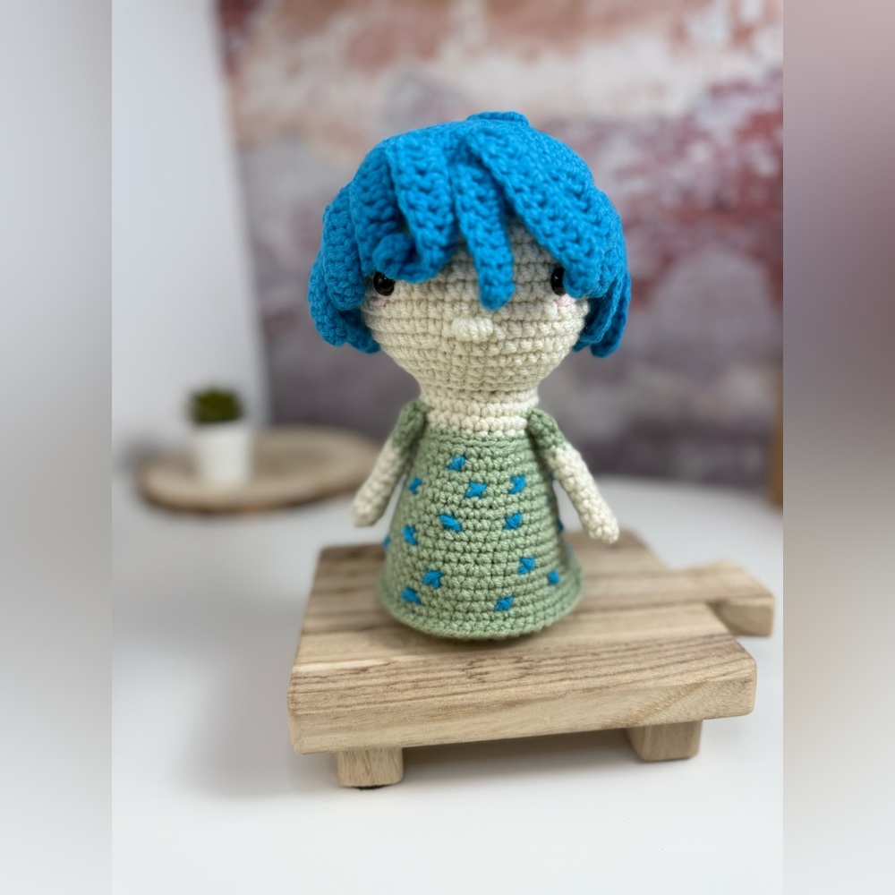 Inside Out character Joy Crochet Handmade Crochet Doll